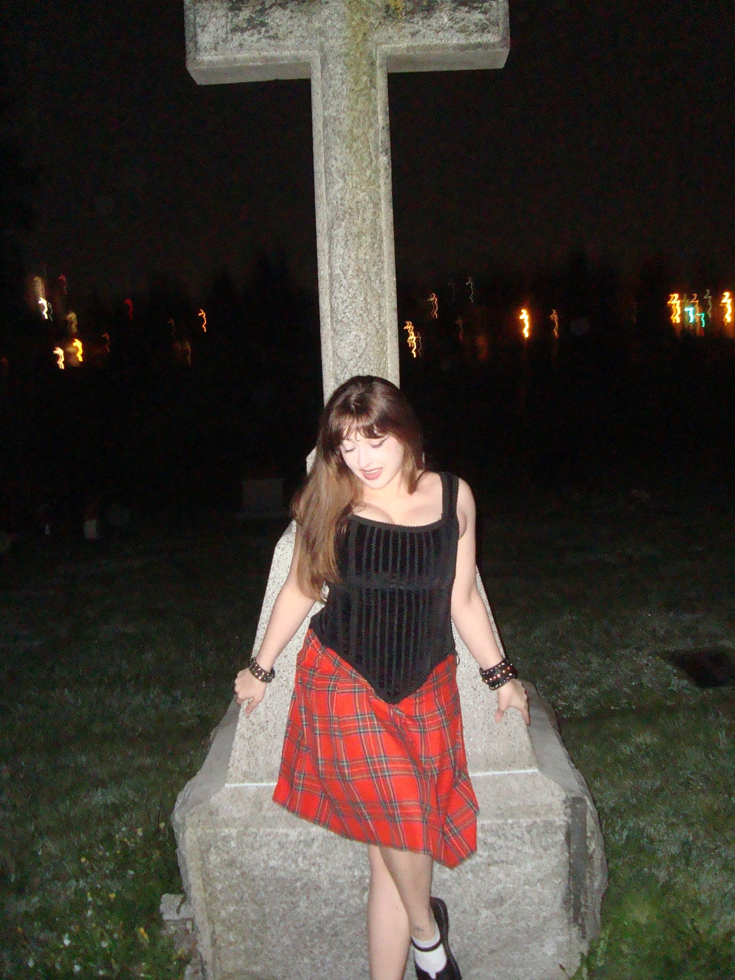 handmade velvet boned corset top