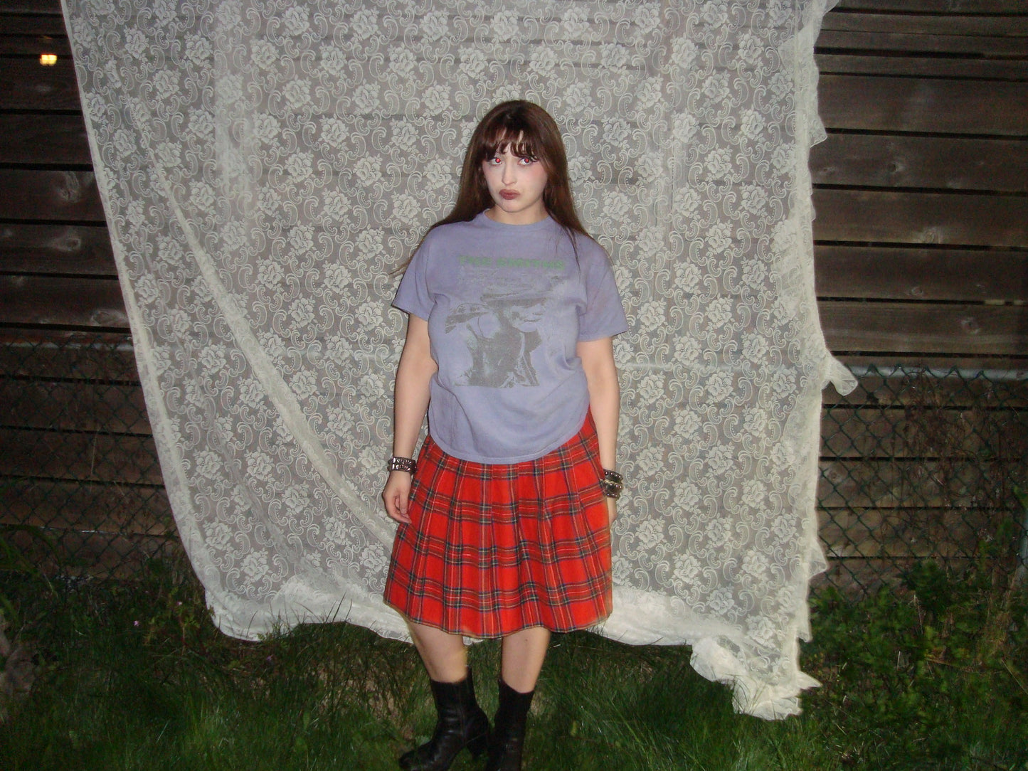 hand dyed purple ‘the smiths’ meat is murder tshirt