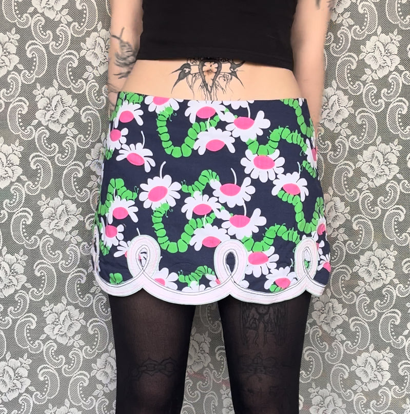 lilly pulitzer caterpillar mini skirt