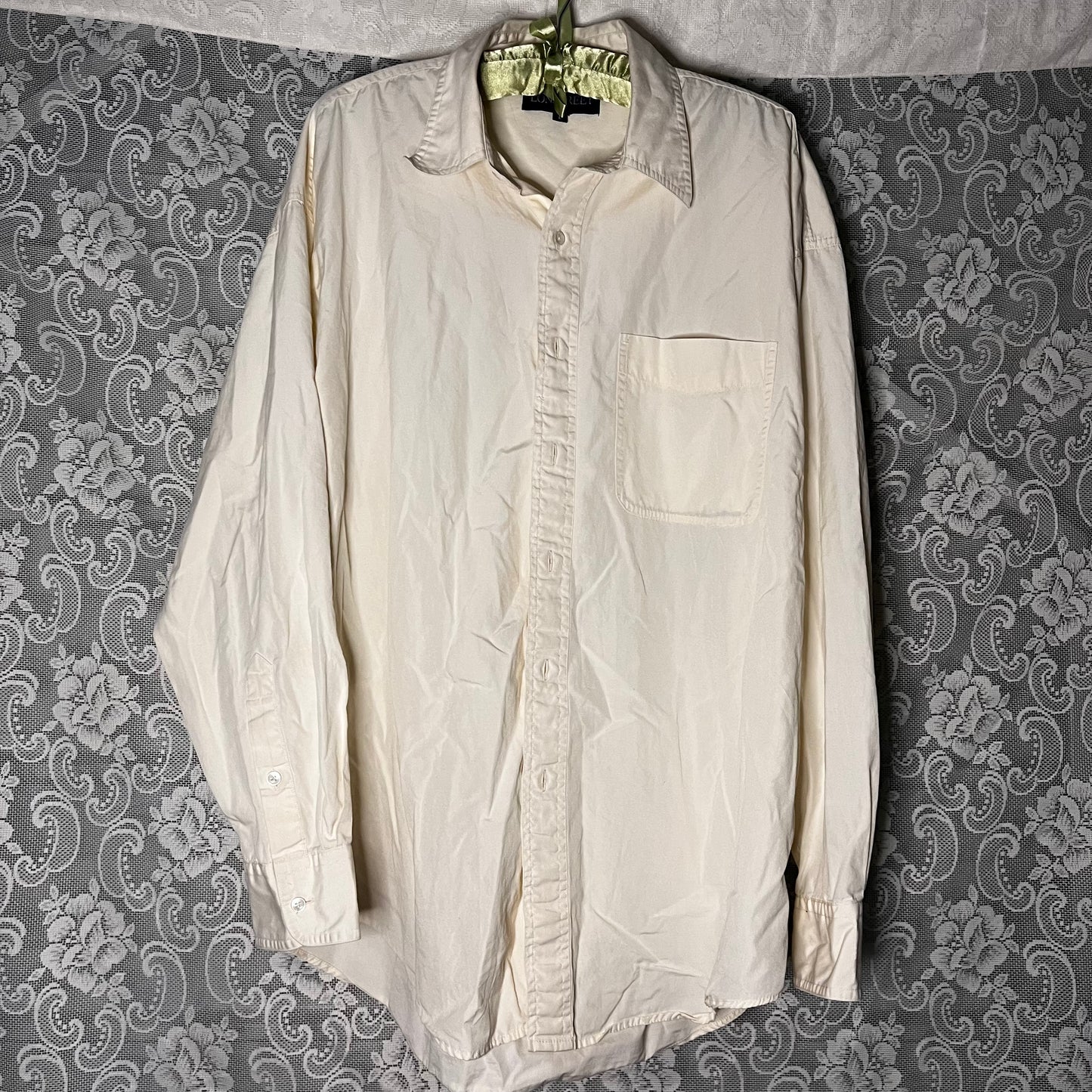 classic vintage white button up