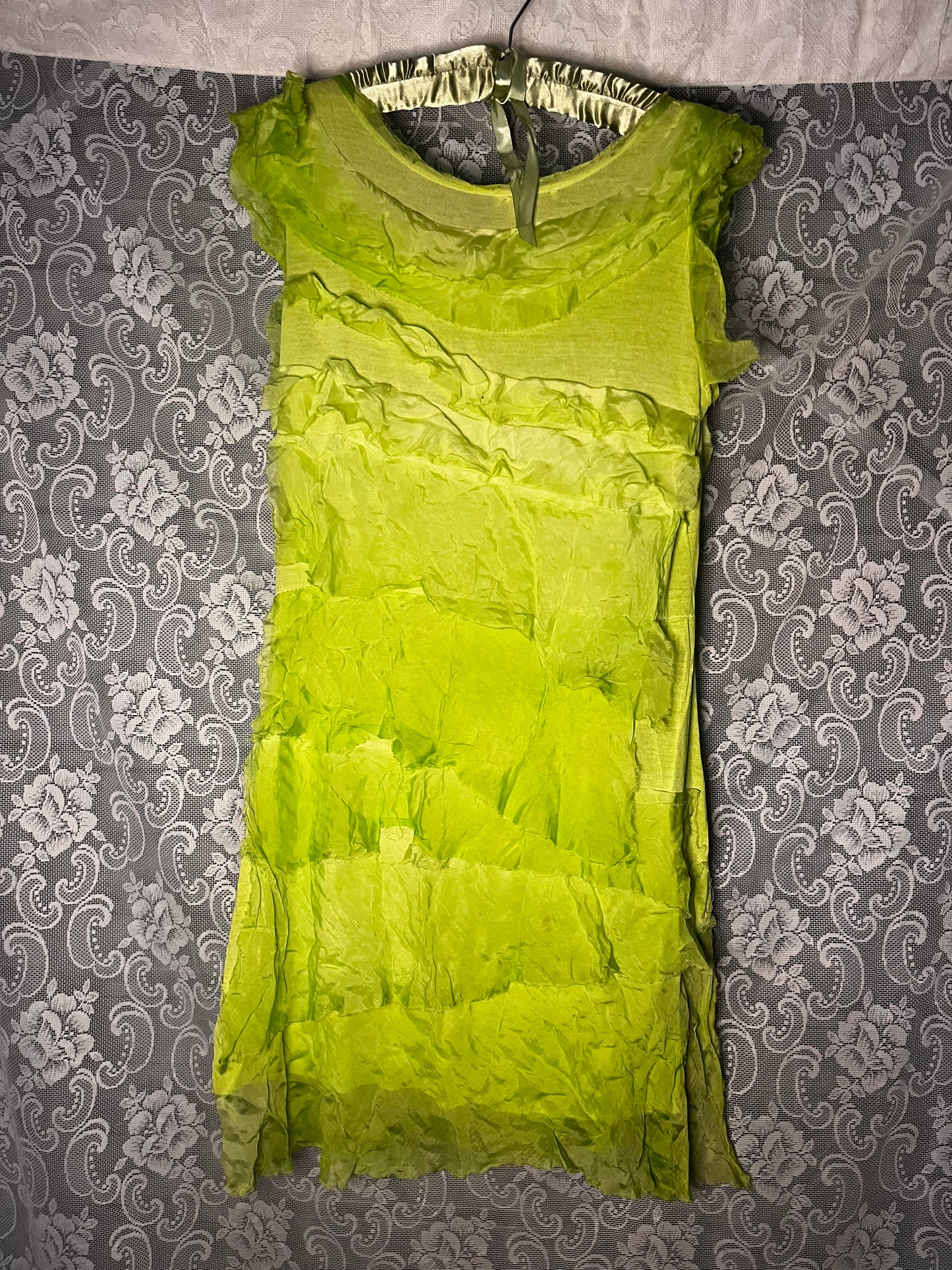 LETTUCE DRESS . made in italy