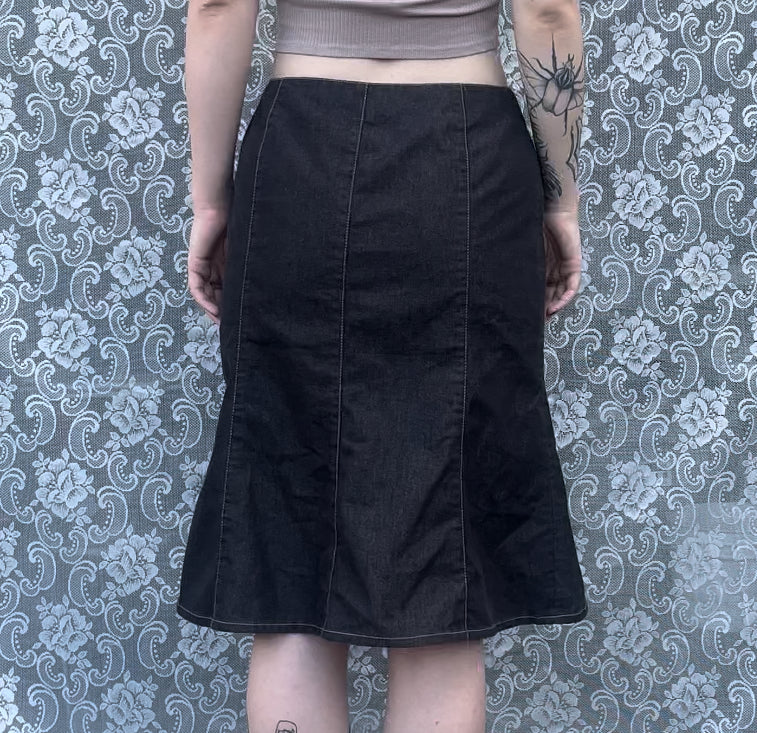 AS-IS dark denim skirt