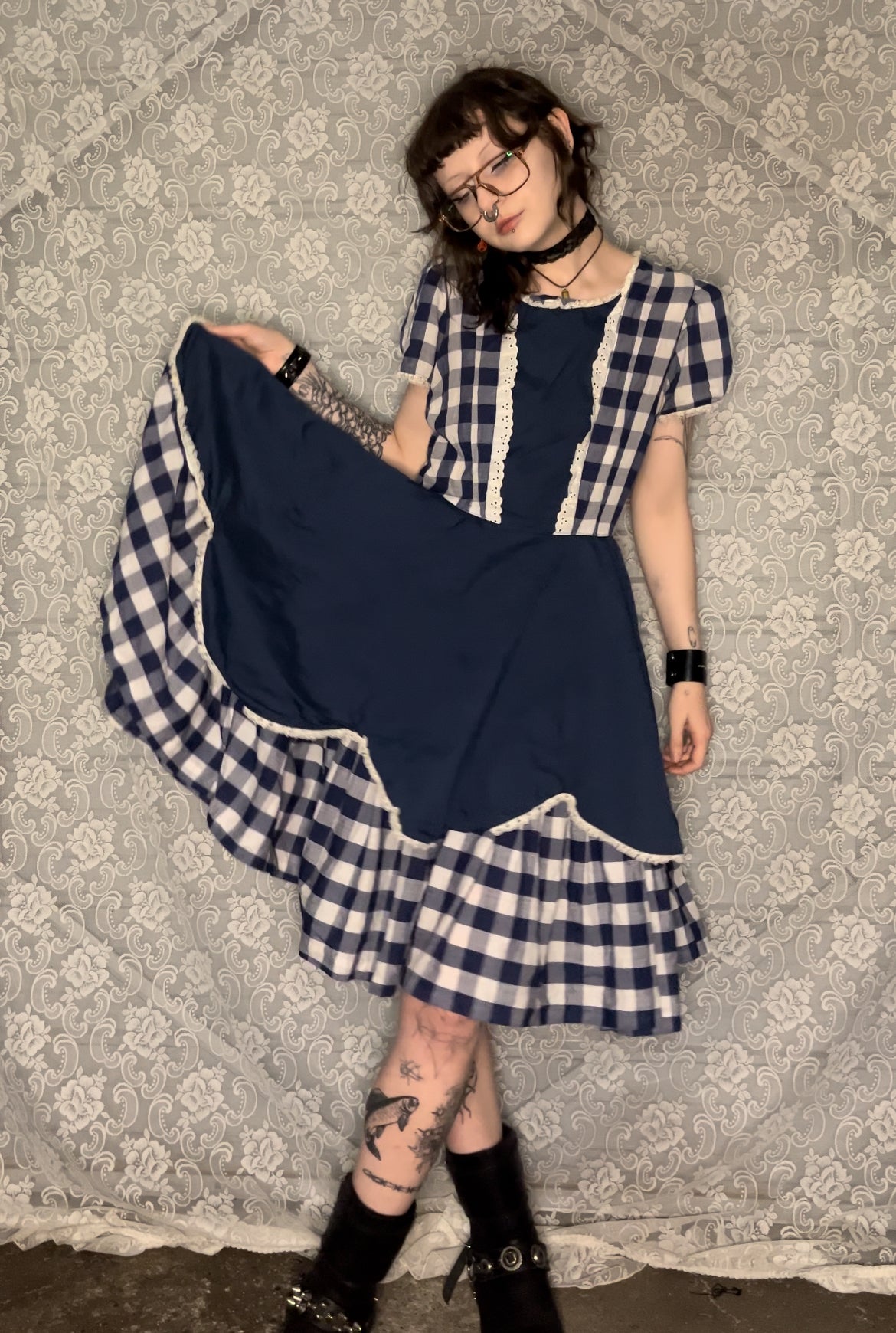 handmade layered cowgirl dress