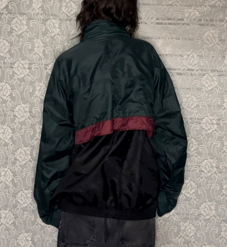 vintage colour block windbreaker