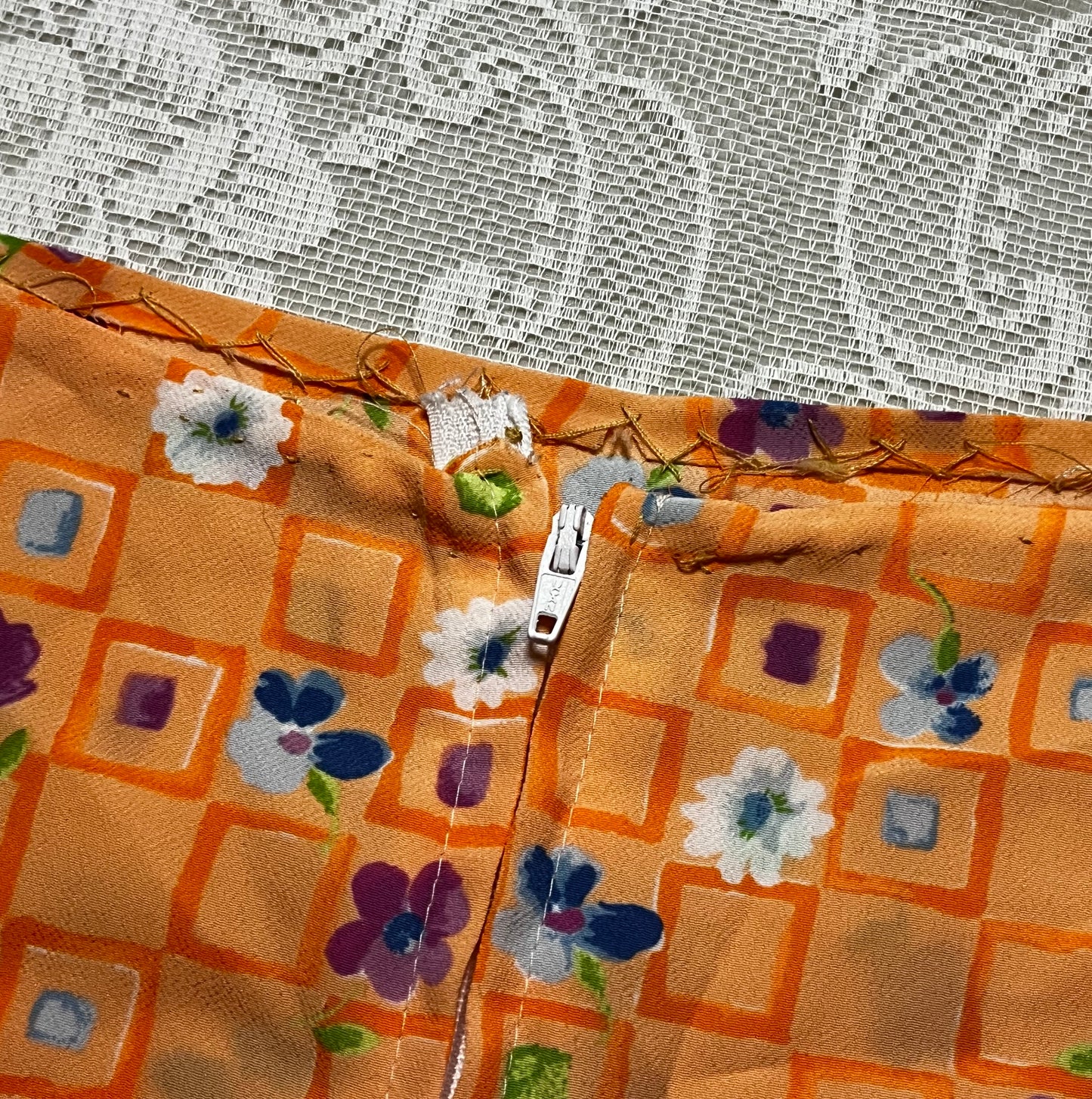 70s handmade summer skirt