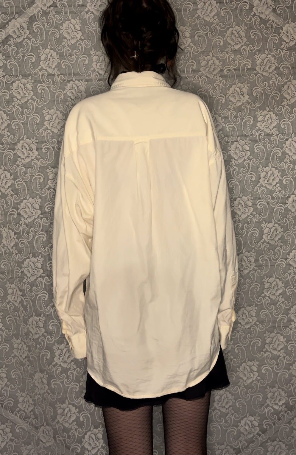 classic vintage white button up