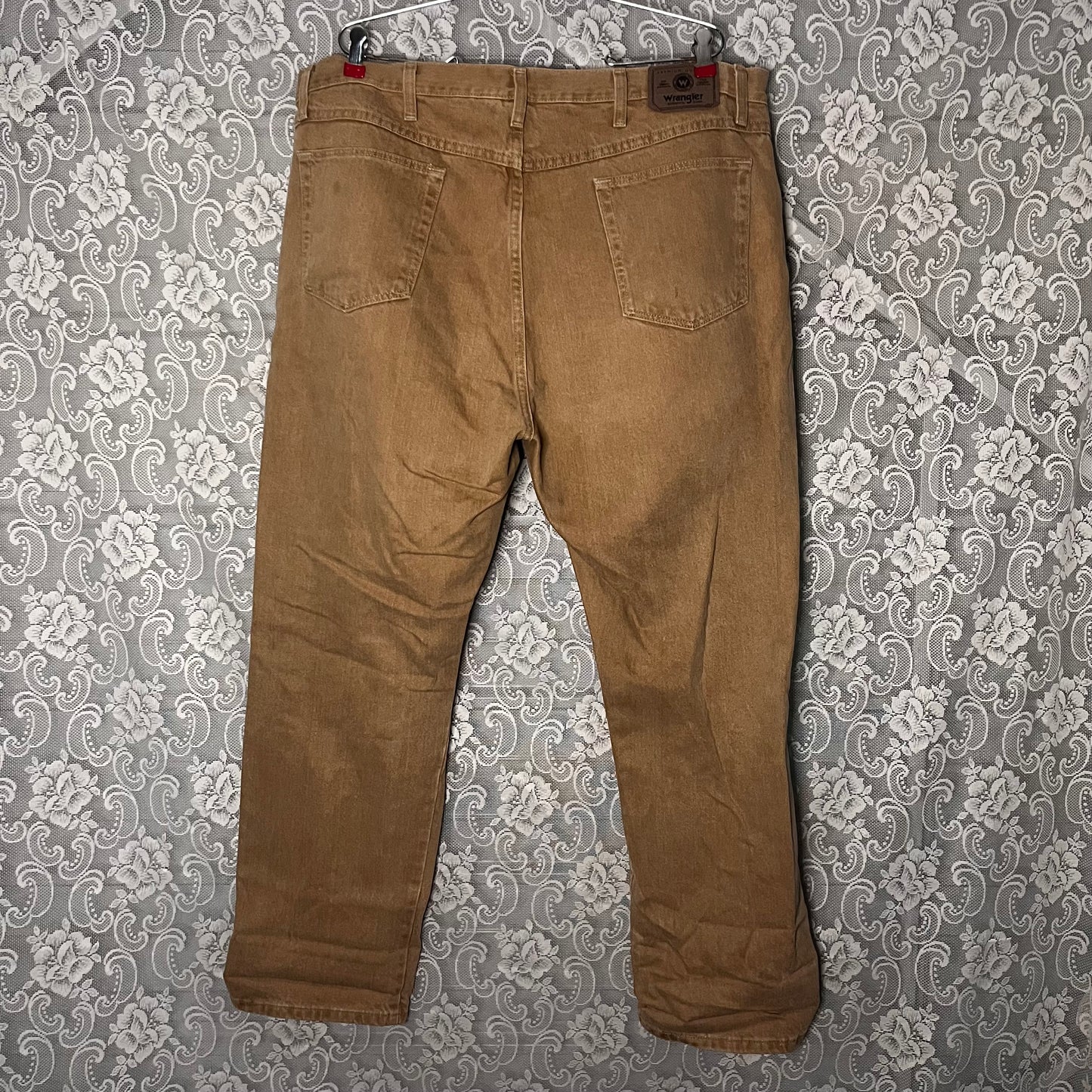 tan wrangler denim pants 42x30