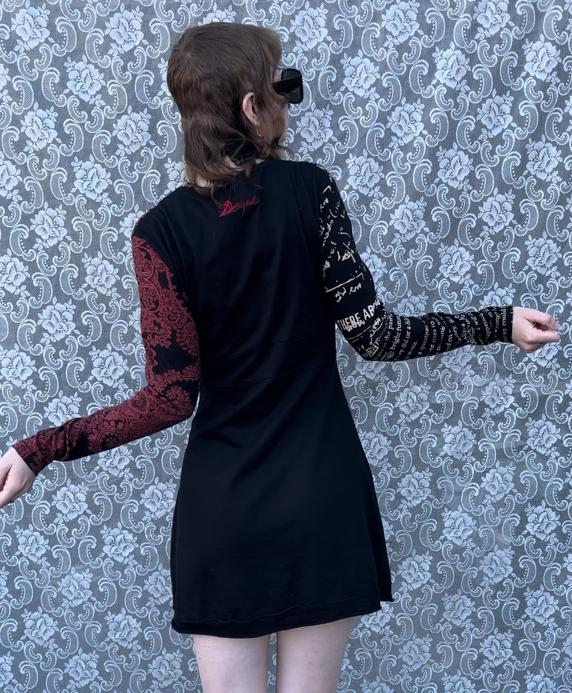 DESIGUAL “WHY” LONG SLEEVE DRESS