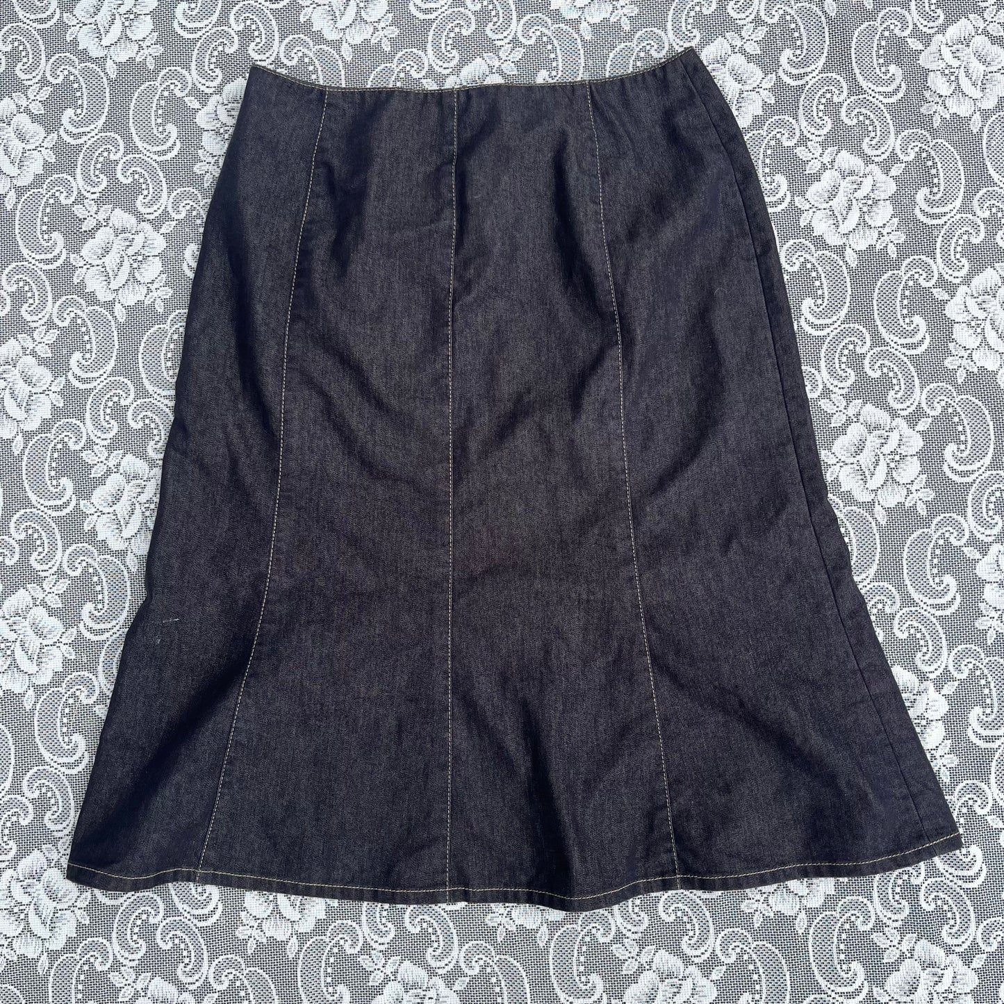 AS-IS dark denim skirt