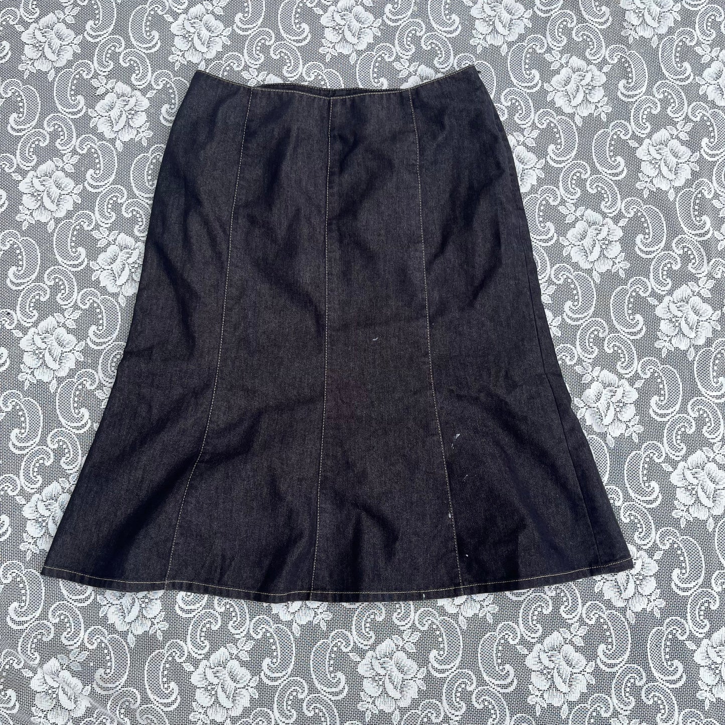 AS-IS dark denim skirt