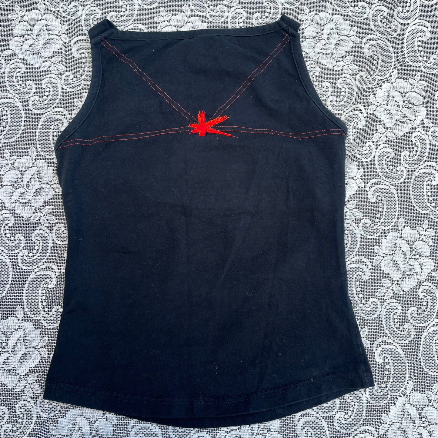 “eldiablo” strap tank top