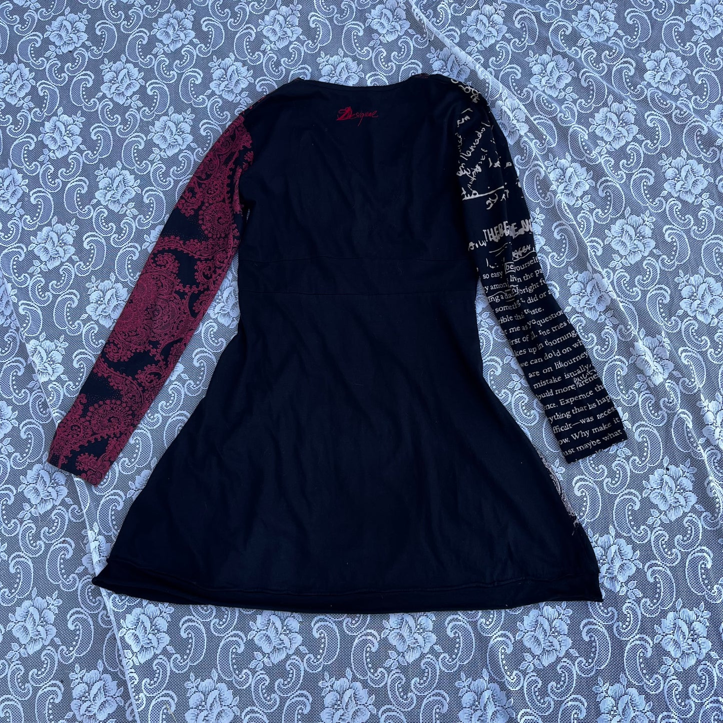 DESIGUAL “WHY” LONG SLEEVE DRESS