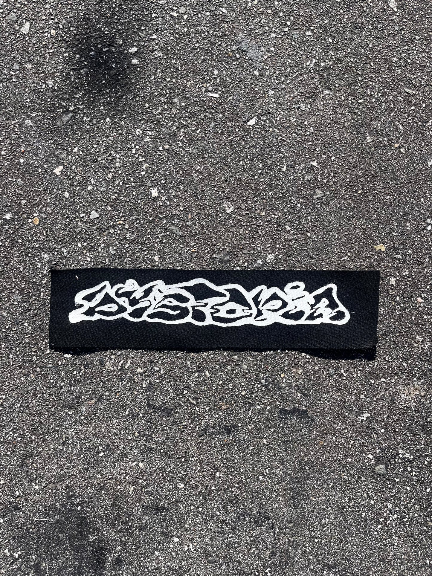 dystopia bootleg screenprinted patch