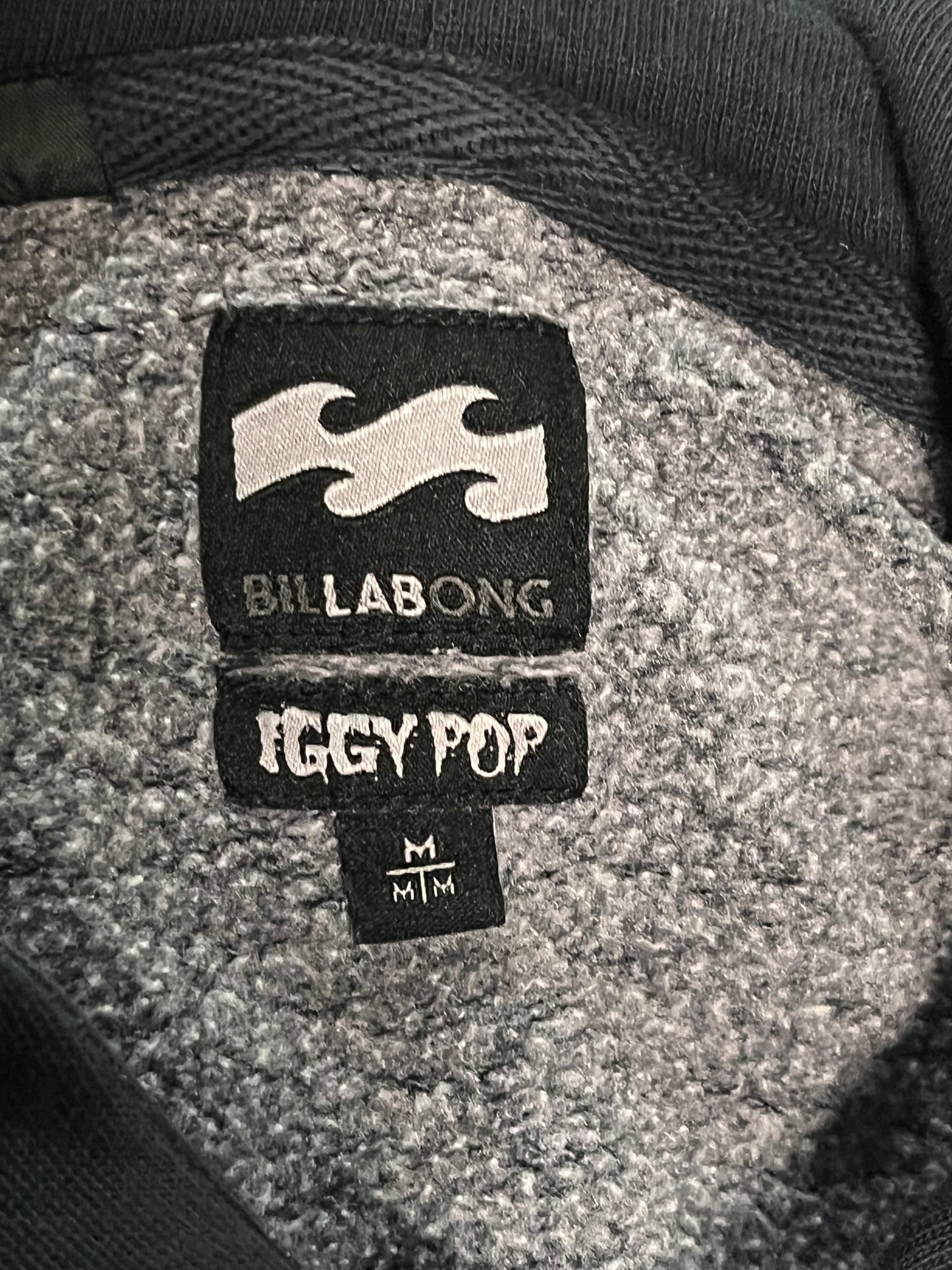 iggy pop x billabong hoodie