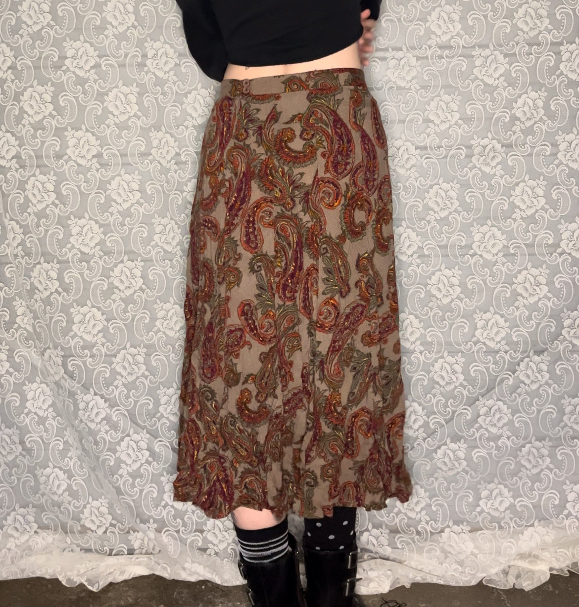 paisley skirt