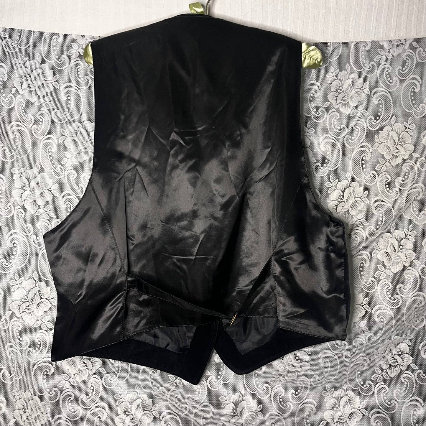 black velvet vest