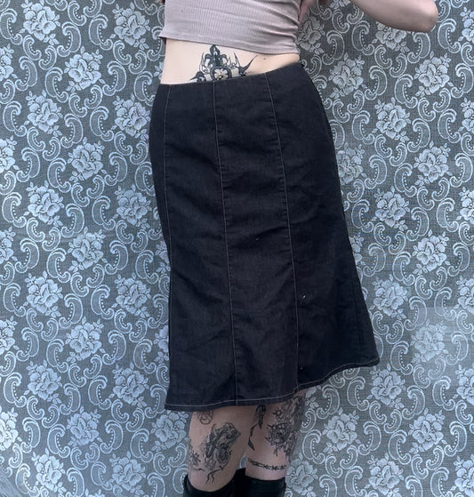 AS-IS dark denim skirt