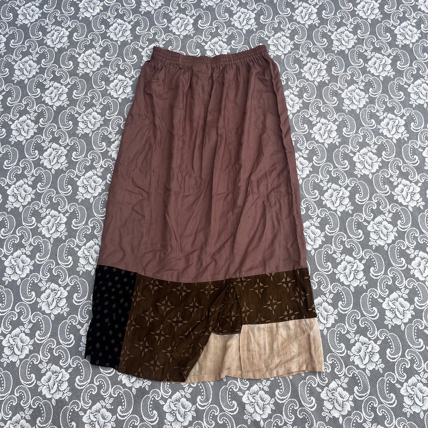 vintage patchwork bottom skirt