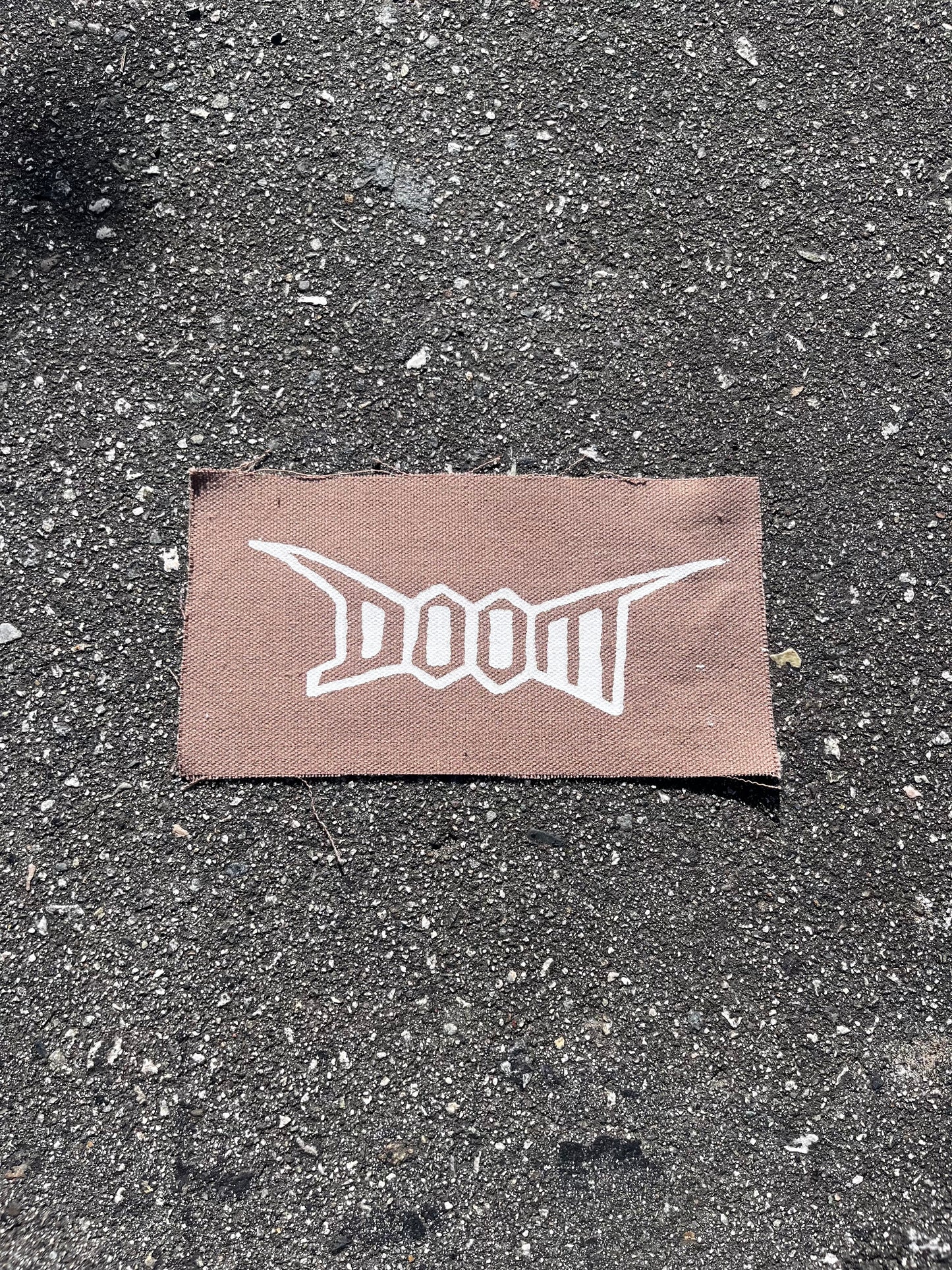 doom bootleg screenprinted patches