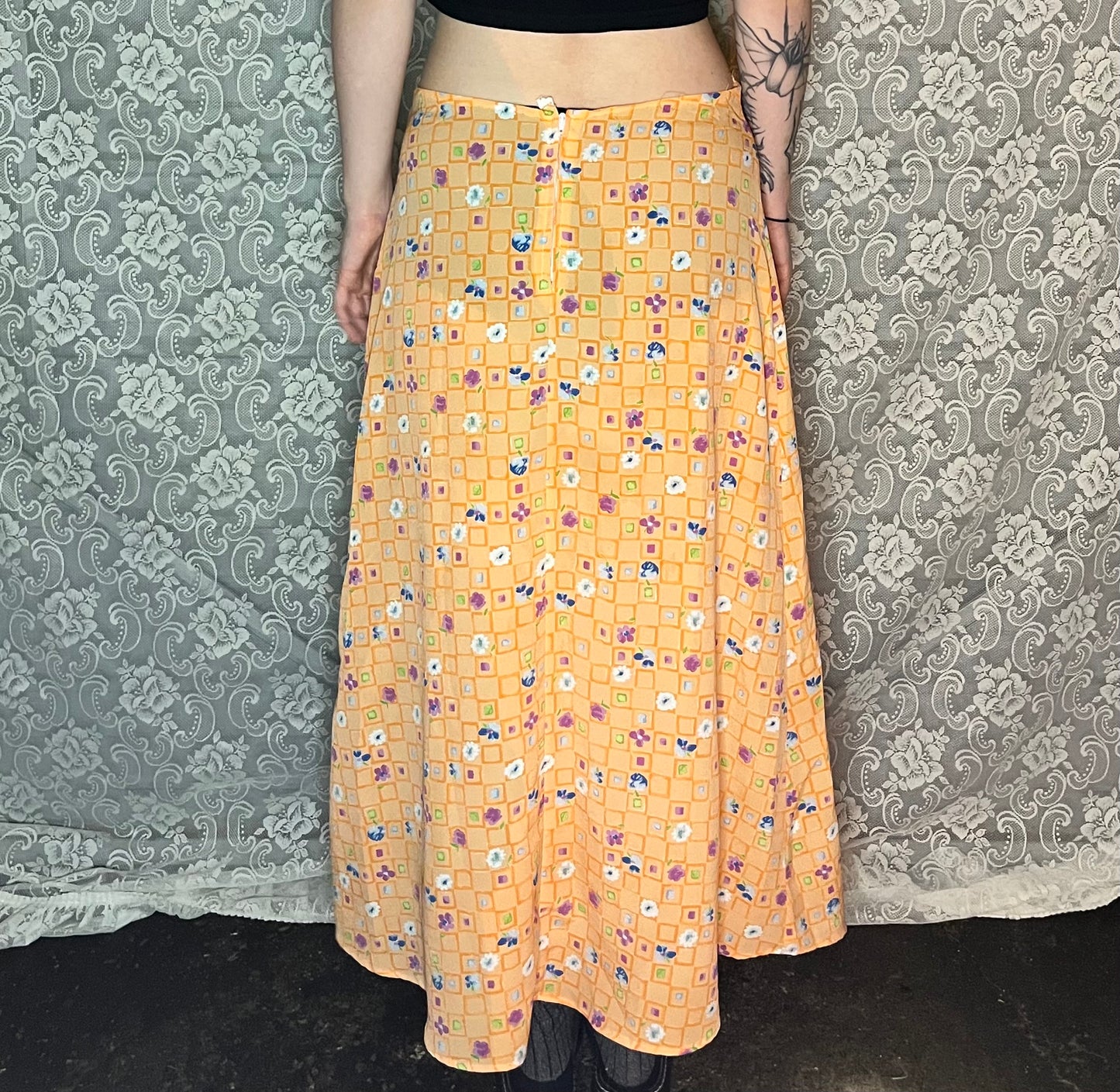 70s handmade summer skirt