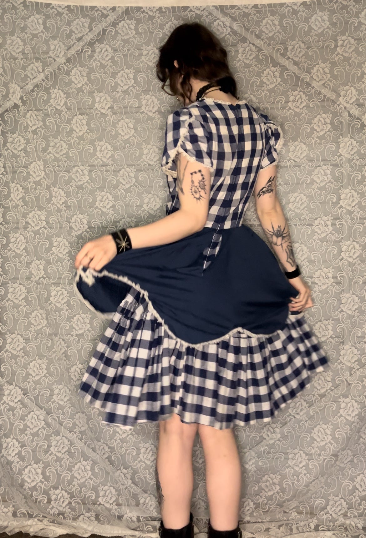 handmade layered cowgirl dress