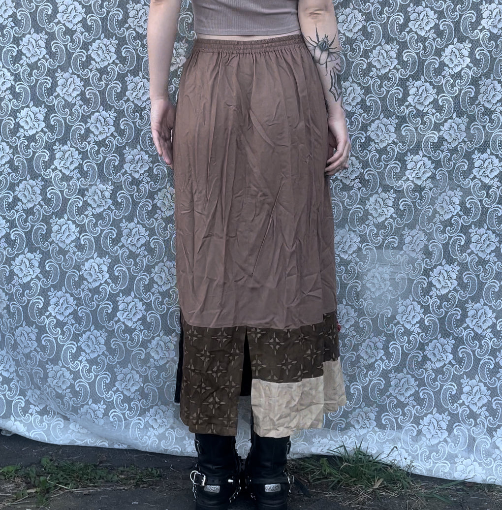 vintage patchwork bottom skirt