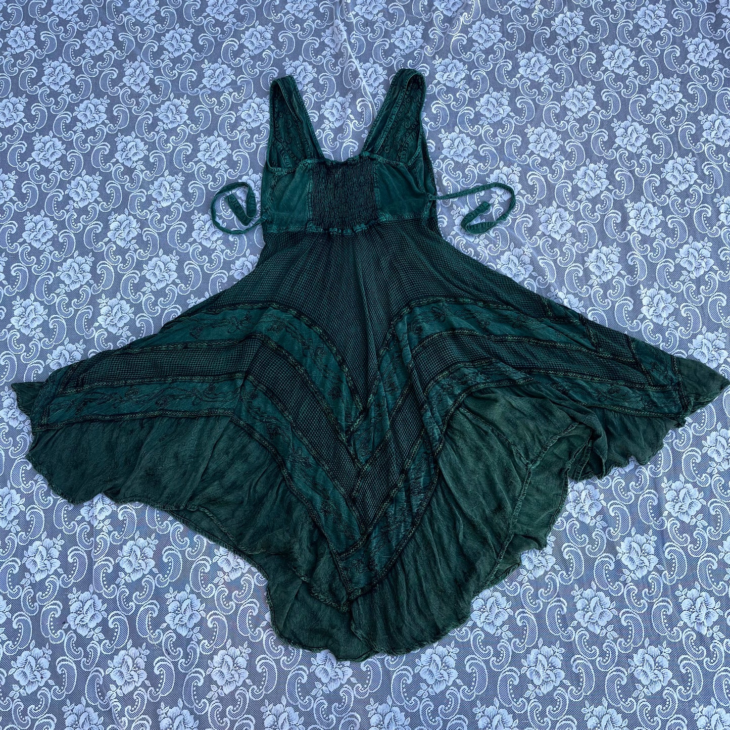 magical green fairy dress