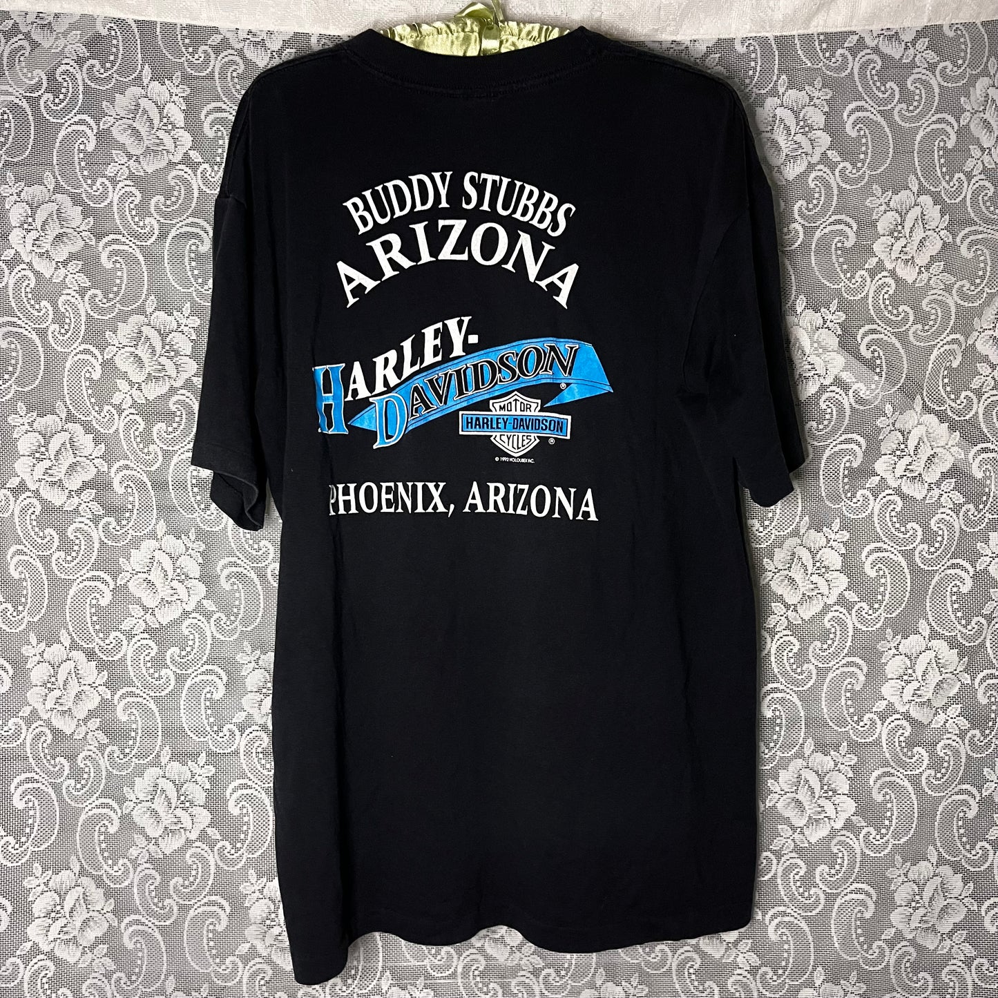 1992 chrome harley davidson single stitch tshirt