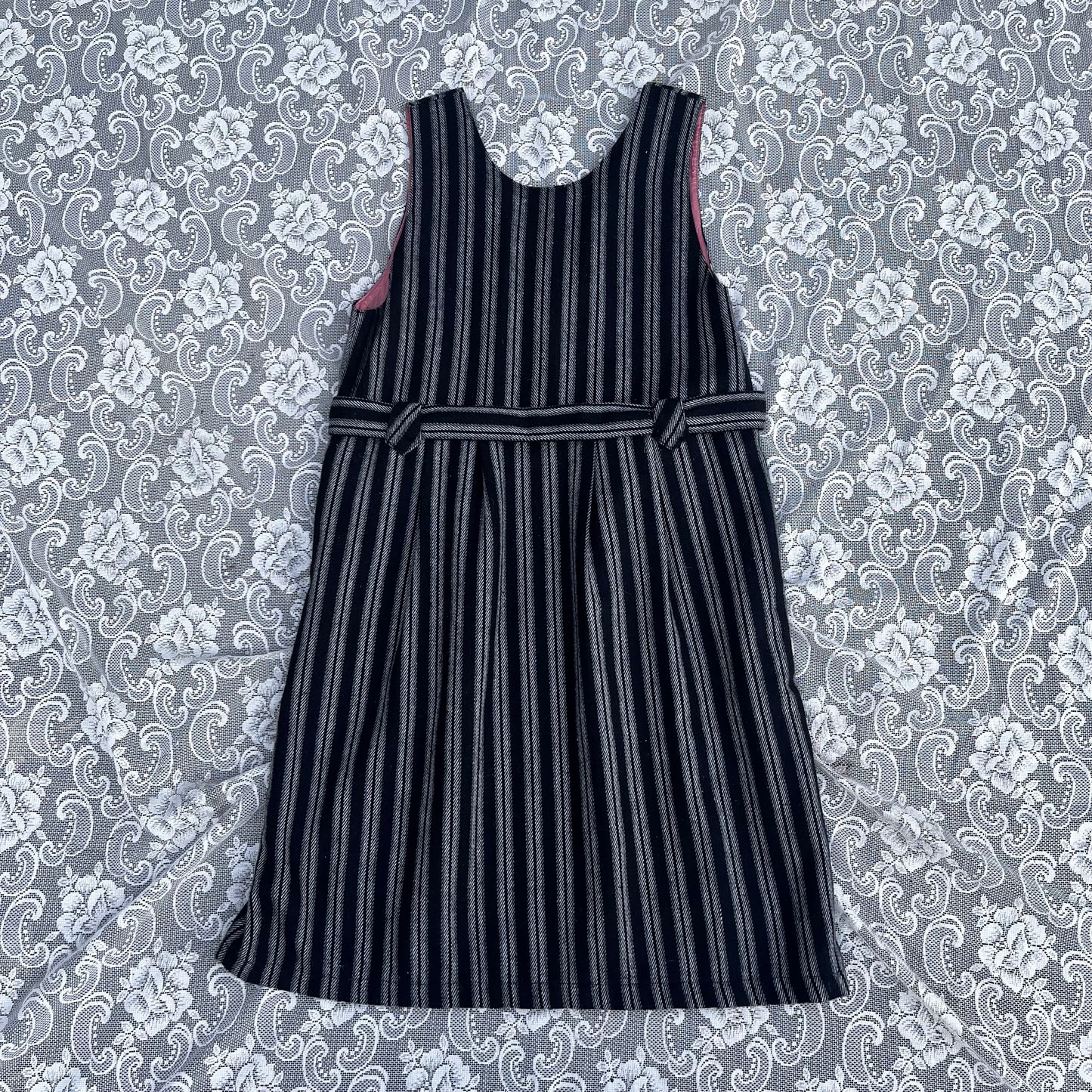 vintage wool stripe dress