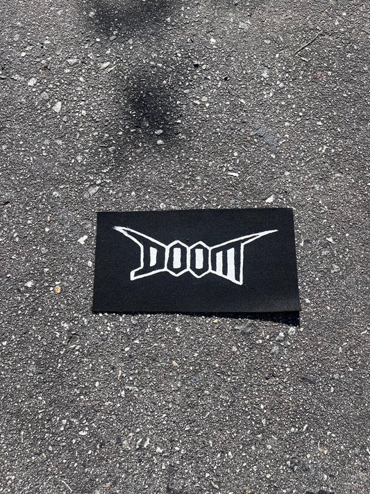 doom bootleg screenprinted patches