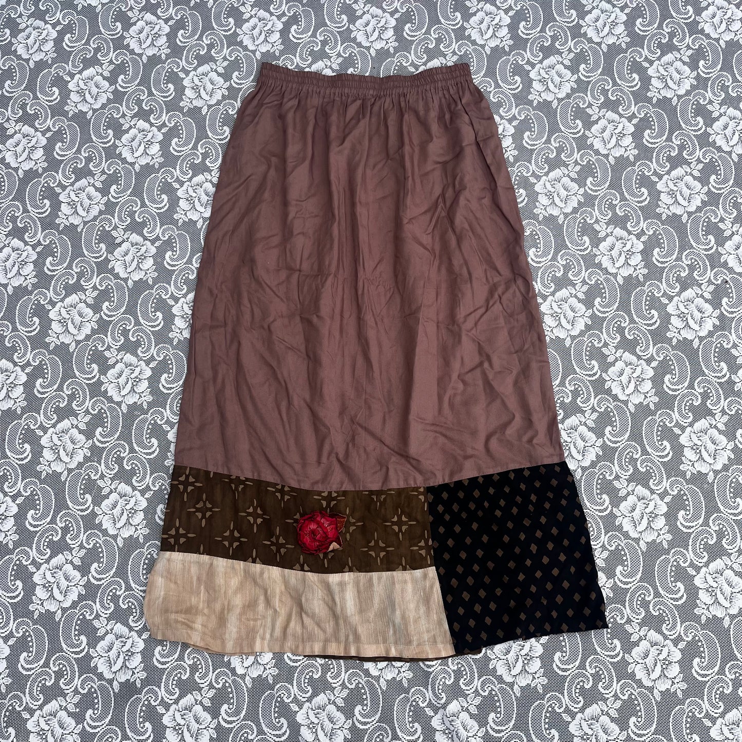 vintage patchwork bottom skirt