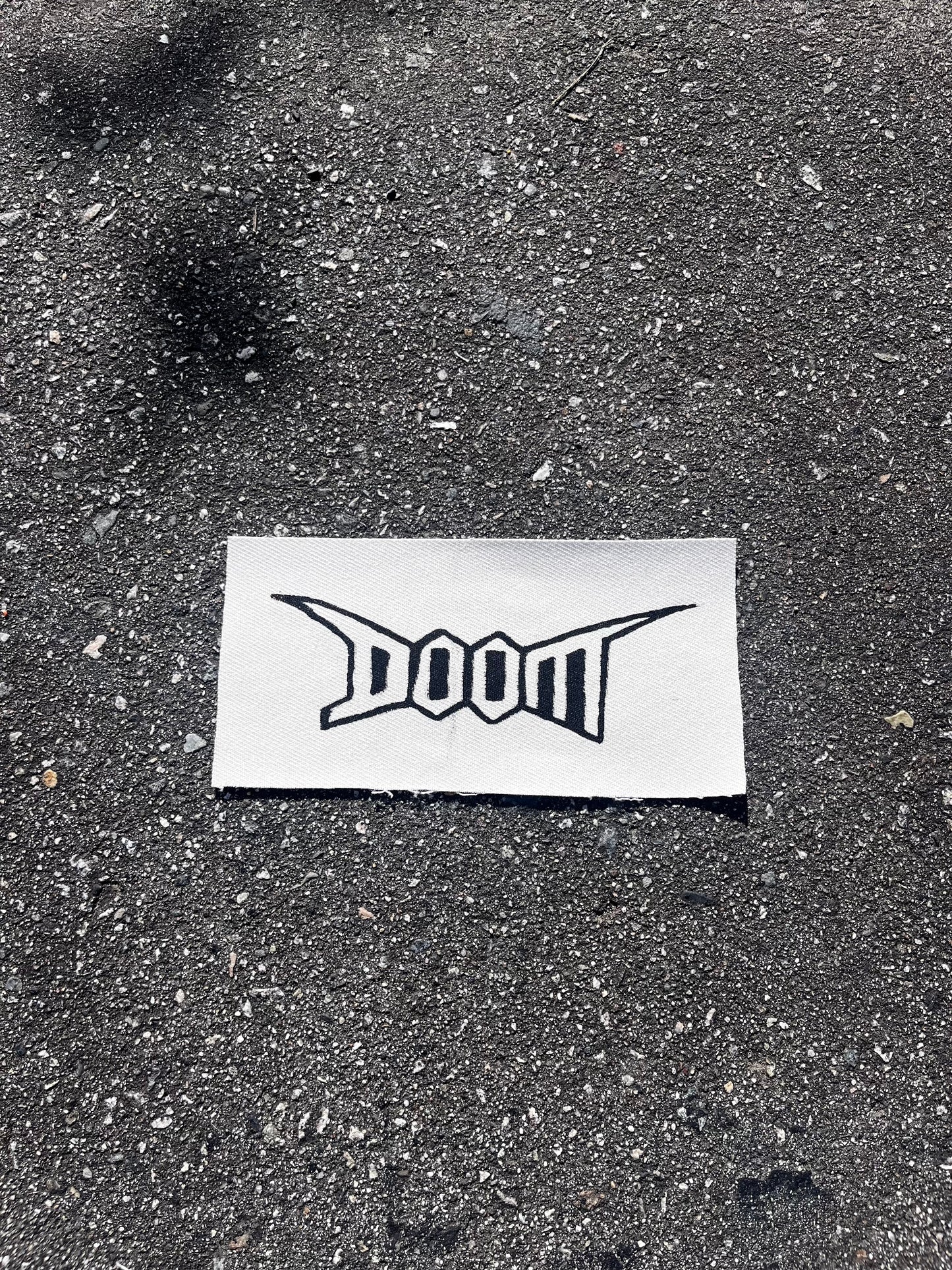 doom bootleg screenprinted patches