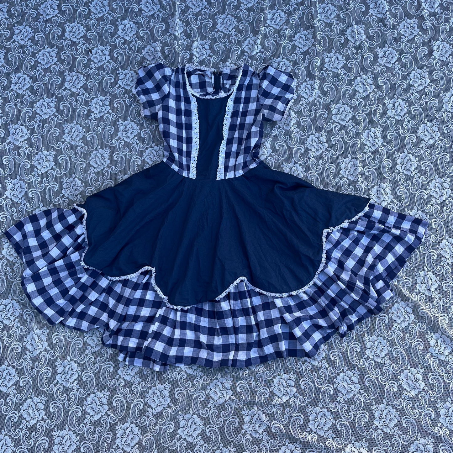 handmade layered cowgirl dress