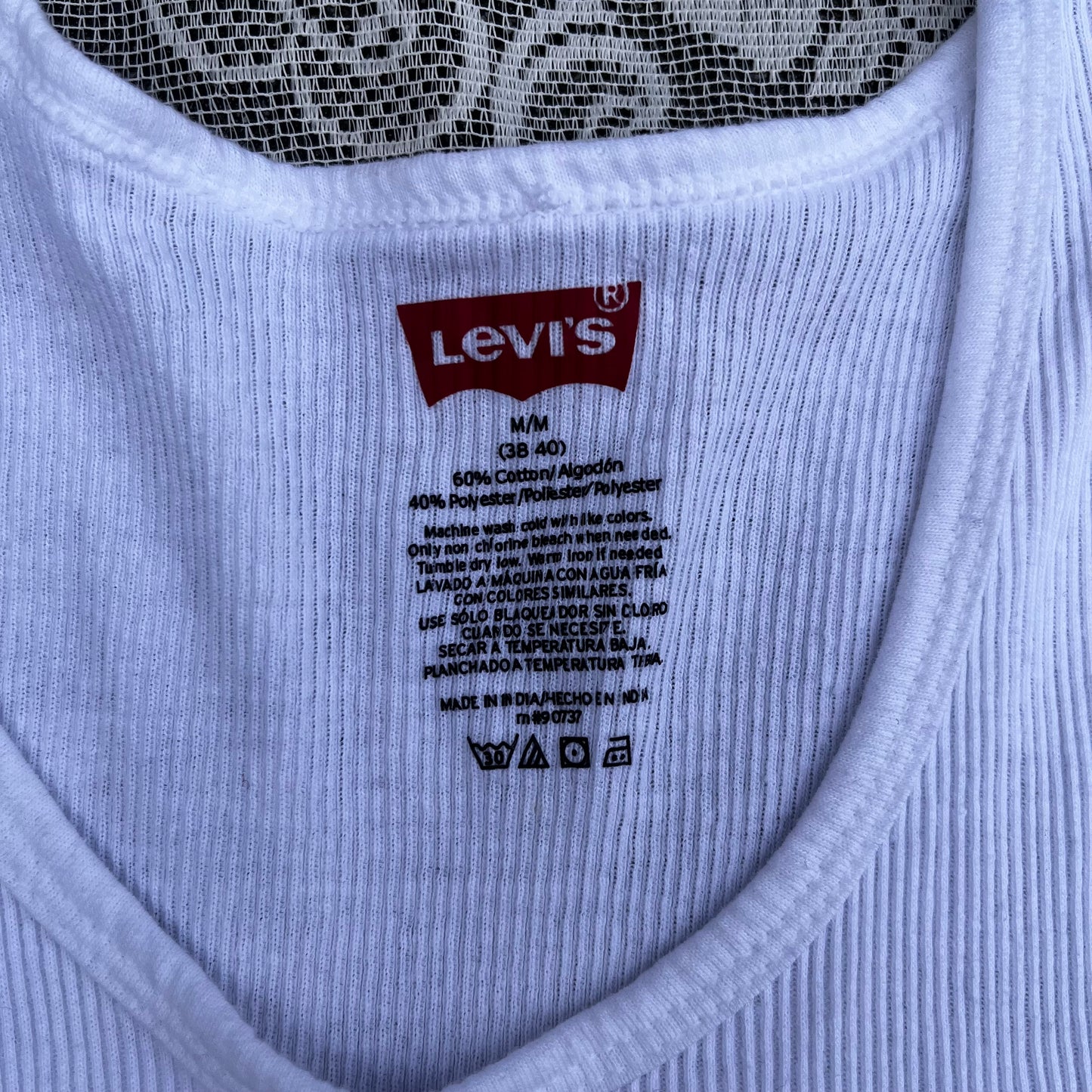 screenprinted levi’s wife lover