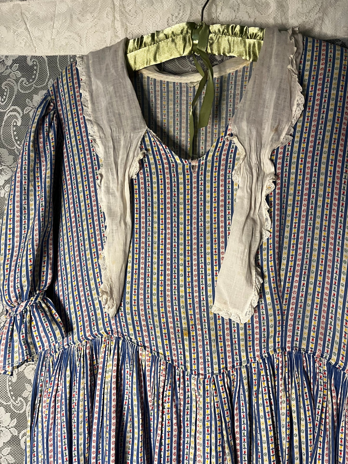 vintage peasant dress